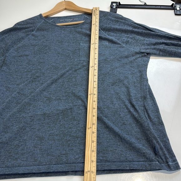 John Varvatos Men's Blue Long Sleeve Tee Size XL - Picture 5 of 6